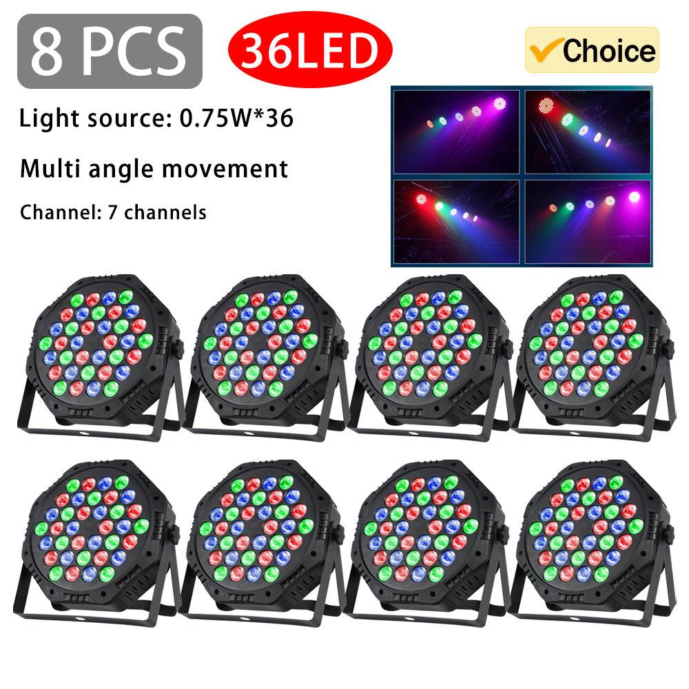 3w*60 Led Rgb 3 In 1 Par Light Dmx 512 Sound Control Dj Party Lights Wedding Disco Lights Ballroom Club Projection Stage Lamp