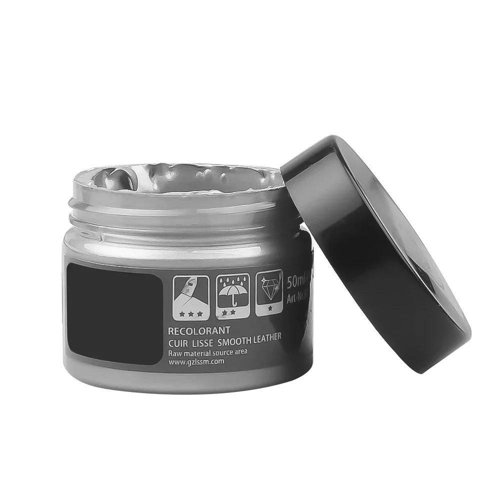 Lederreparaturcreme 50ml Autositz Sofa Kratzer-Restaurator 9 Farben Leder-Renovator Farbe Für Schuhe Taschen Auto-Innenraum-Pflege