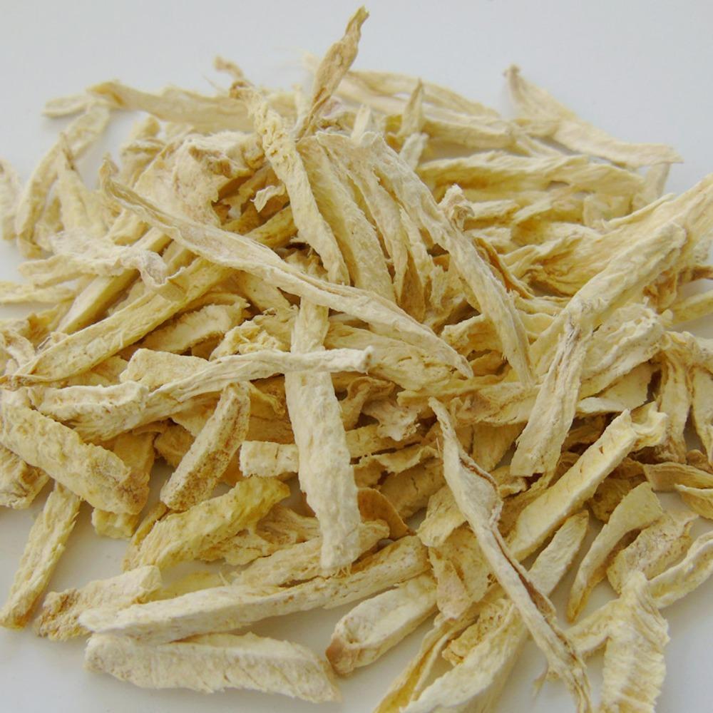 Dried Ginger Shreds Bulk 17.6oz Yunnan Small Yellow Ginger for Tea