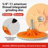 All-in-one Grinding Disc Diamond Deburring Angle Grinder Grinding Disc for 5/8 American Thread Angle Grinder