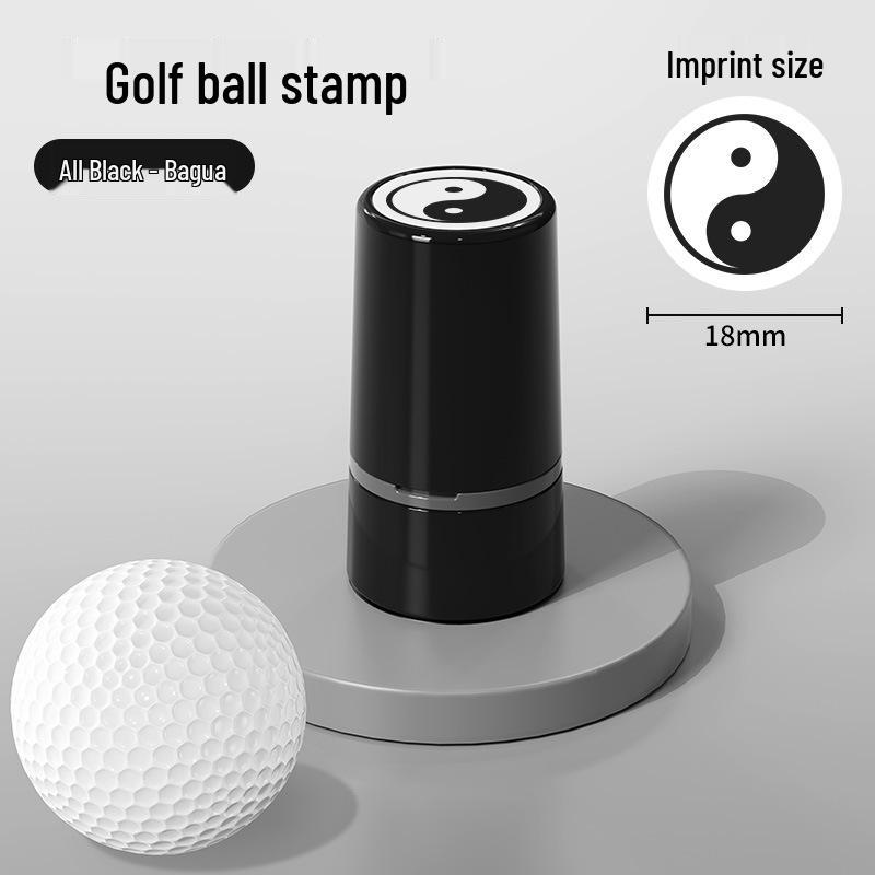 Quick-Dry Waterproof Golf Ball Marker Stamp - Various Patterns and Styles