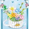 Snow Reflections Lampshade Perpetual Flower Basket Rose Flower Puzzle Creative Ornament Building Blocks