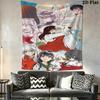 Inuyasha Timeless Adventures Tapestry Wallmounted Fashion Print Home Decor Wall Covering Decoration Homestay Soft Decoration Tapestry
