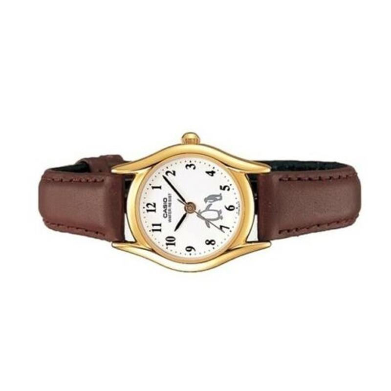 Casio Modello Business Casual Retrò Letterario Versatile Classico Serie Pointer Quadrante Piccolo Impermeabile Movimento al Quarzo Pelle LTP-1094Q-7B6