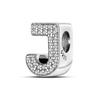 Copper Metal 26 Letter A-Z Alphabet Bead Components Charm Bead Component Compatible With Authentic Original Necklace Bracelet High Quality Fine