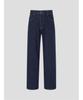 Binpolmen Semi-Wide Denim Pants Navy