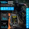 New Professional GPS Outdoor Smart Watch Men Flashlight Compass Waterproof Military Sport Tracker Bluetooth Call Smartwatch
