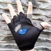 Half-finger Gloves Outdoor Cycling Sports Summer Sun Protection Yoga Driving Shock Absorption Non-slip Silicone Disc Mesh Breathable Design