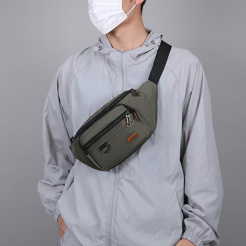 Men's Waist Bag Outdoor Large Capacity Crossbody Bag