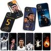 Cover for OPPO A54 A40 A60 A80 A18 A16 A17 A38 A78 A79 A57 A55 A3 Pro A96 A15 A12 Phone Case No5 Football Number No 5 Soccer