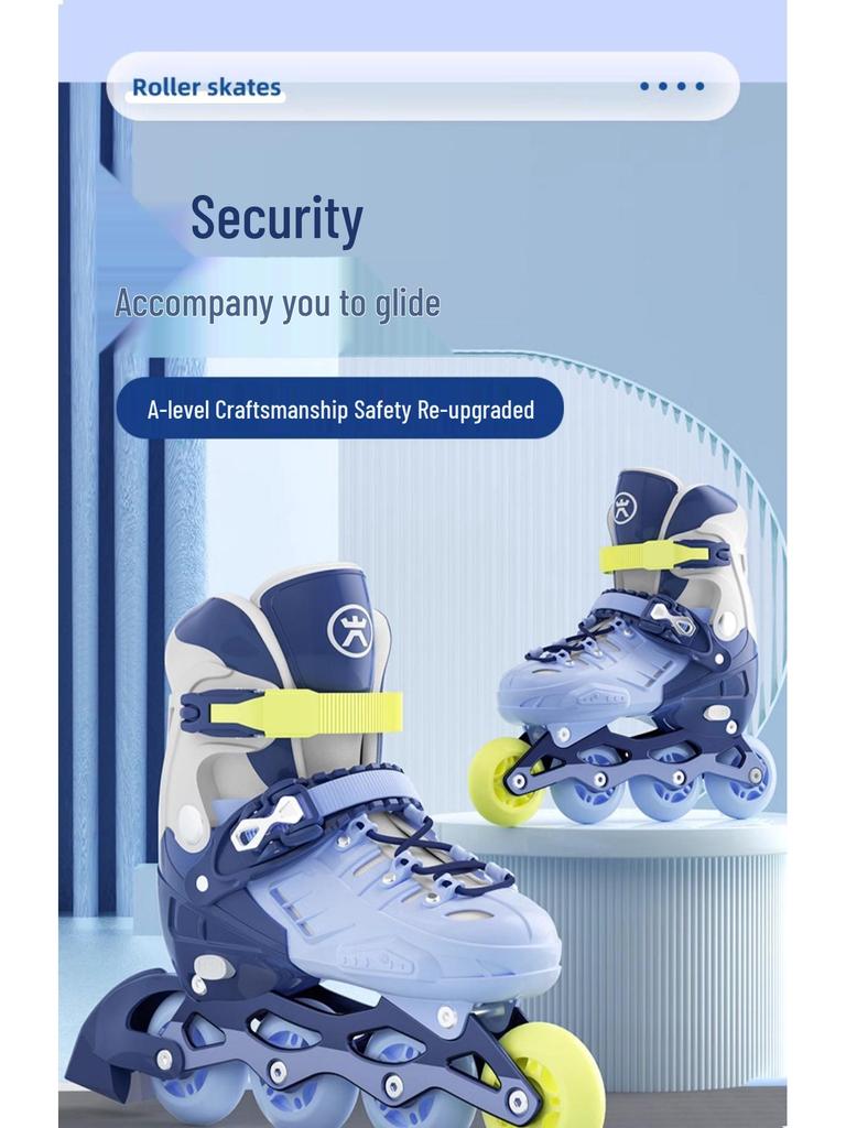 Children's Roller and Ice Skates - Ages 6-12, Beginner to Pro, Boys & Girls Inline Skates