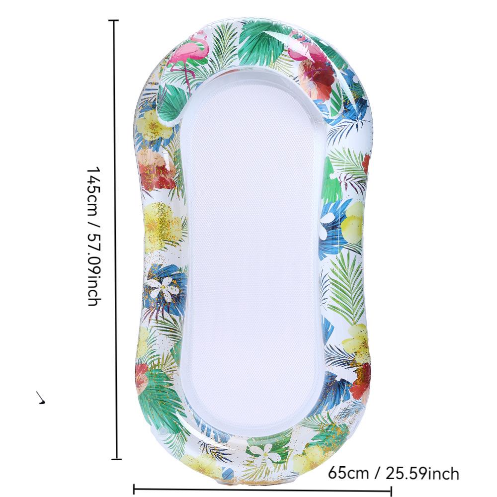 New Style Daisy Stripe Inflatable Pool Float Lounger