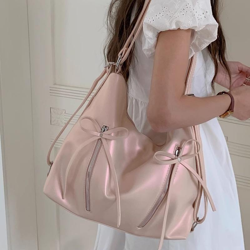 Women's High-capacity Single-shoulder Backpack Arc-shaped Bag Casual New