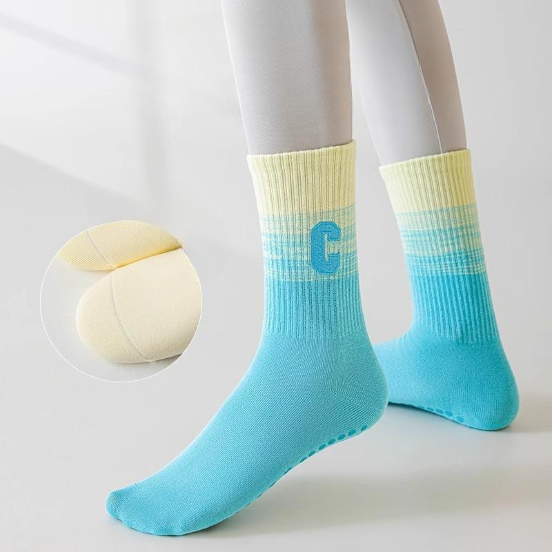 Long Socks, Women's Mid-calf Socks, Anti-odor Pure Cotton Running Long Calf Socks, Spring and Autumn Colorful Women's Socks, Women's Sports Socks