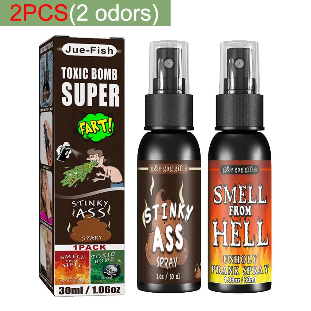 30ml Gaz Şakası Spreyi Şaka Plastik Sıvı Gaz Şakası Parti Malzemeleri Kötü Kokulu Gaz Yetişkinler Çocuklar İçin Toksik Olmayan Cadılar Bayramı Komik Oyuncaklar