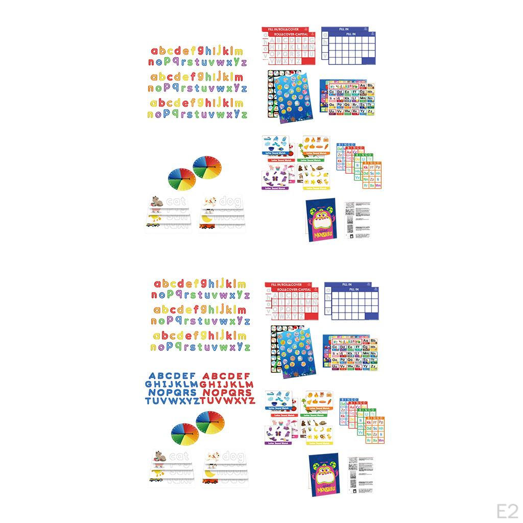 Alphabet Basic Word Learning Spelling Letter Card English Teaching Aids Toys for Children