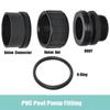 Remplacement Universel de Connecteur de Tuyau de Pompe 1,5 pouce à 2 pouces Connecteur de Système de Piscine Pour Pompes de Piscine Durable