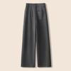Women's High-Waist Draped Wide-Leg Pants