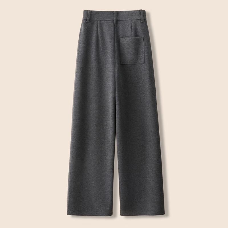 Women's High-Waist Draped Wide-Leg Pants