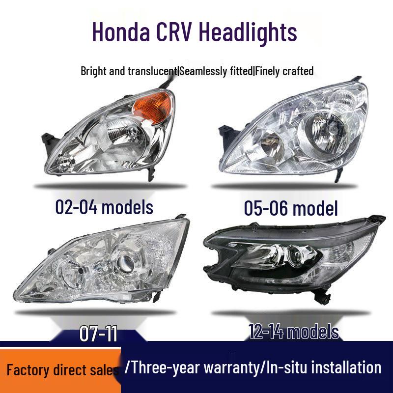 

Совместимый корпус крышки линзы светодиодной фары для 02-05, 10-14 Honda CRV - Ближний и Дальний свет 2002-2004 Brand Factory Left