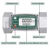 Epidioxi Digital Flow Meter, Turbine Flow Meter, High Accuracy ±1% with Instantaneous and Accumulative Flow Measurement, Stainless Steel, for Water, F
