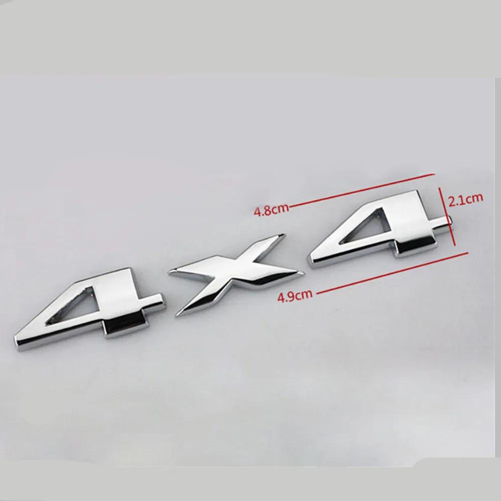 AUTCOAT 1 Pièce 3D 4x4 Quatre Roues Motrices Autocollant Logo Emblème Badge Autocollants Accessoires de Style de Voiture