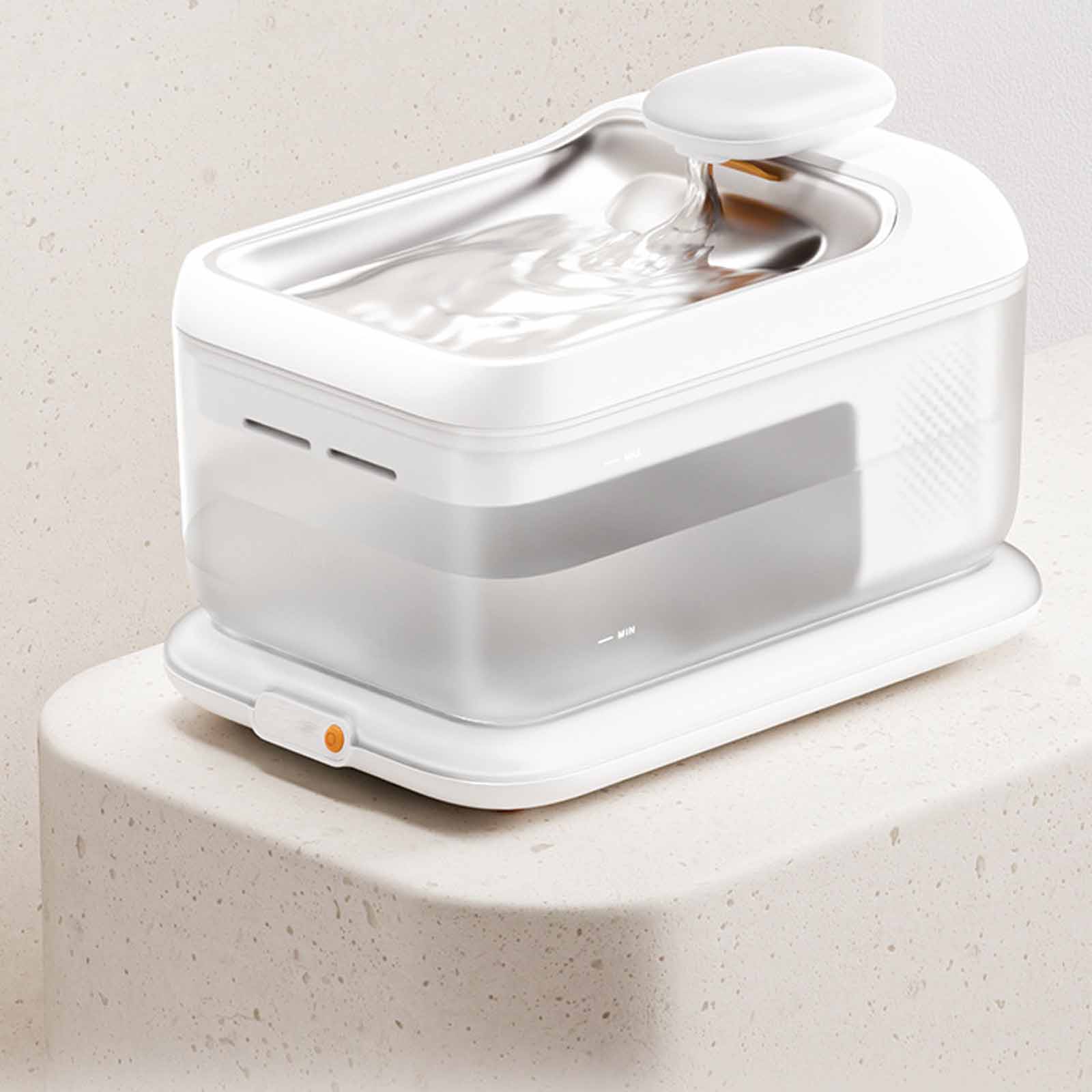 

Pet Drinking Water , Automatic Heating Circulating Water Dispenser, Large Dog and Bowl, Wireless Continuous Pet Feeder One Size білий