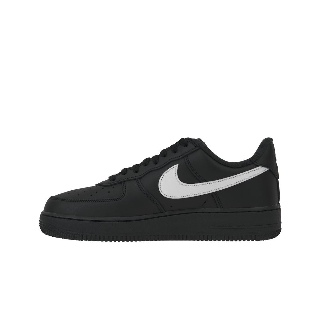 Supreme X Nike Air Force 1 Low Box Logo - Black White Unisex Sneakers CU9225-002