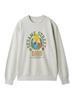 Sesame Street Market Leaf Logo Fleece Pullover SSMUCT256424LGRYL
