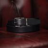 Daks Italy Black Square Buckle Belt Dbbe6e600bk