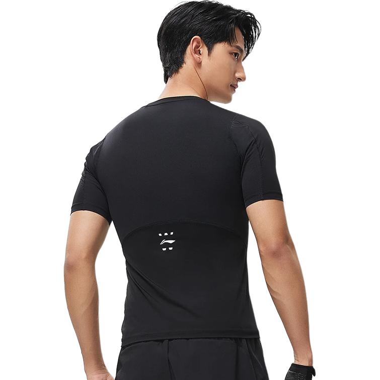 Li Ning Fitness Series Workout Clothing Men's Black AUDT017-1