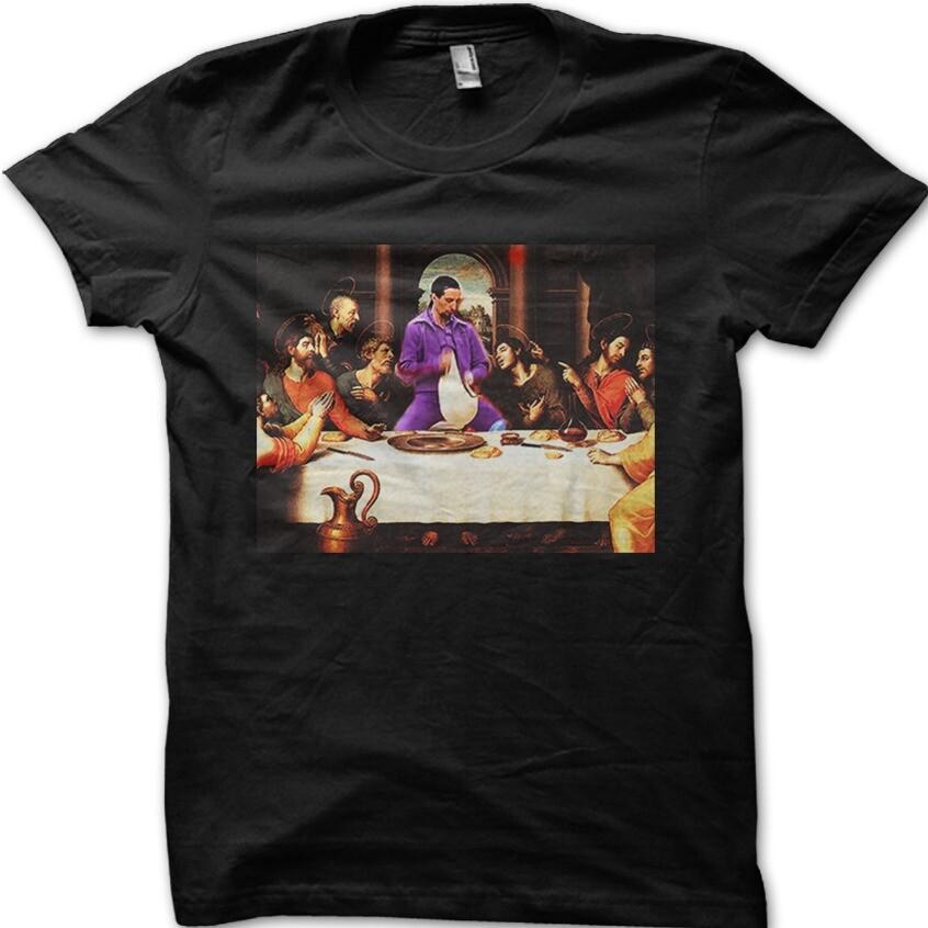 JESUS Quintana The Big Lebowski Dude Last Supper Christmas present t-shirt 8982 S разноцветный