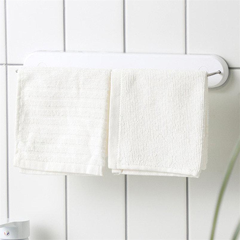Bathroom Towel Rack Bar Towel Holder Rack Durable Clothes Hanger 1Pc Hanger Wall-Mounted