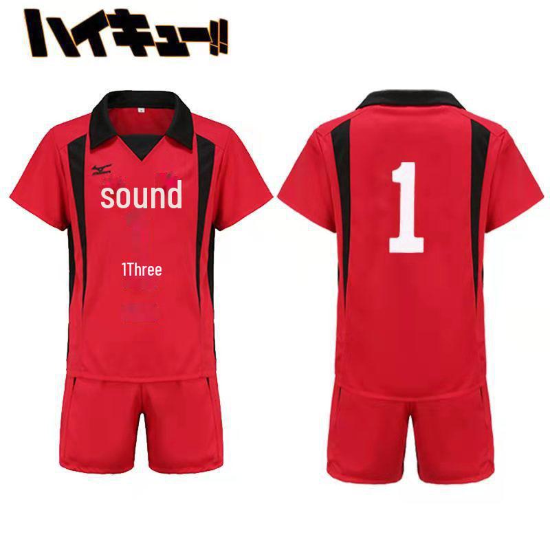 Haikyuu Karasuno Team Cosplay Uniform - Hinata Shoyo & Kageyama Tobio Short-Sleeve Edition