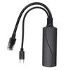 POE Splitter RJ45 Interface Isolation Protection Support IEEE 802.3af 48V to 5V Splitter for Homes