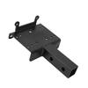 Universal Trailer Hitch Winch Mounting Plate with 2" Receiver, Winch Bracket, Winch Mounting Plate for ATVs, UTVs, and Lawn & Garden Equipment