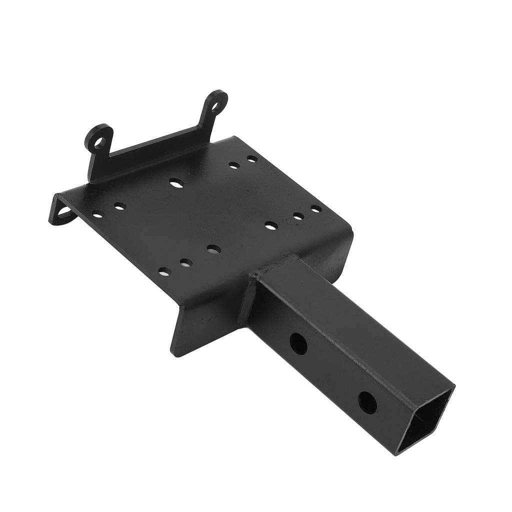 Universal Trailer Hitch Winch Mounting Plate with 2" Receiver, Winch Bracket, Winch Mounting Plate for ATVs, UTVs, and Lawn & Garden Equipment