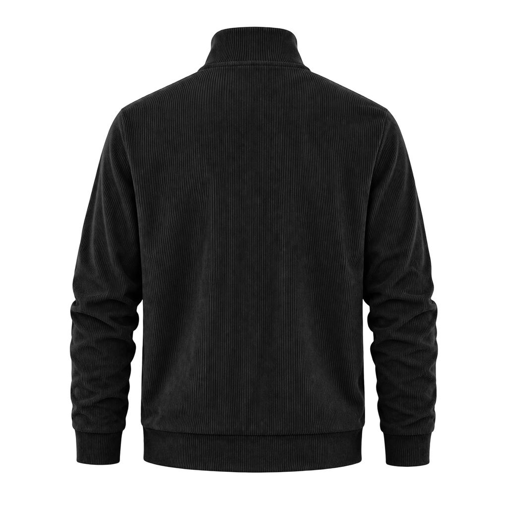 Men's Corduroy Cardigan Long Sleeve Casual Jacket for Everyday Wear