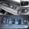 For Dodge Charger 2016-2021 Inner Window Lift Panel Trim Black Carbon Fiber ABS Decora Interior Window Switch Cover Trim 4pcs