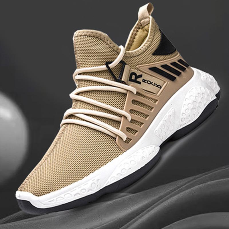 

Men s shoes sports shoes new breathable and lightweight running shoes men s flying woven men s casual shoes sneakers autumn 44 хаки