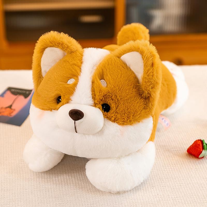 New Corgi Cute Plush Toy Doll Car Home Mall Ornaments Children's Pillow Dolls