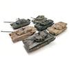 1:72 Scale Plastic Tank Model Diecast Military Tank Vehicle Collection Toy for Kids Adults Gift M1A2 T-90 Leopard 2 Challenger 2