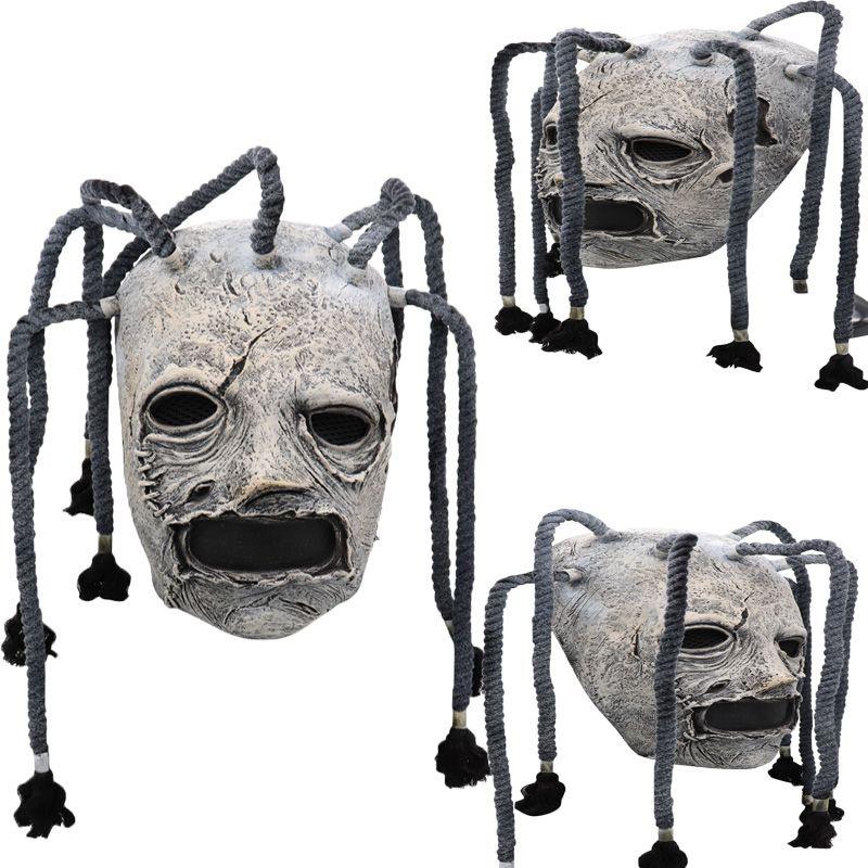 Full Taylor Corey Head Latex Mask Dreadlocks Slipknot Fancy Dress Halloween 2019