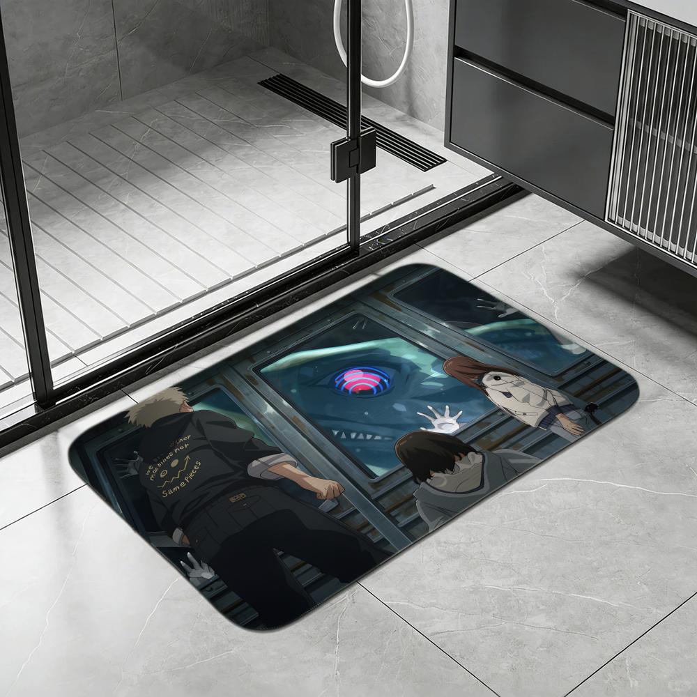 Anime H-Heavenly D-Delusion Floor Mat Diatomite Bath Mat, Quick Dry, Absorbent, Multi-Scene Mat
