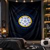 Tapeçaria de Parede com Estampa do Leeds United Tecido para Sala de Estar Quarto Decoração de Casa