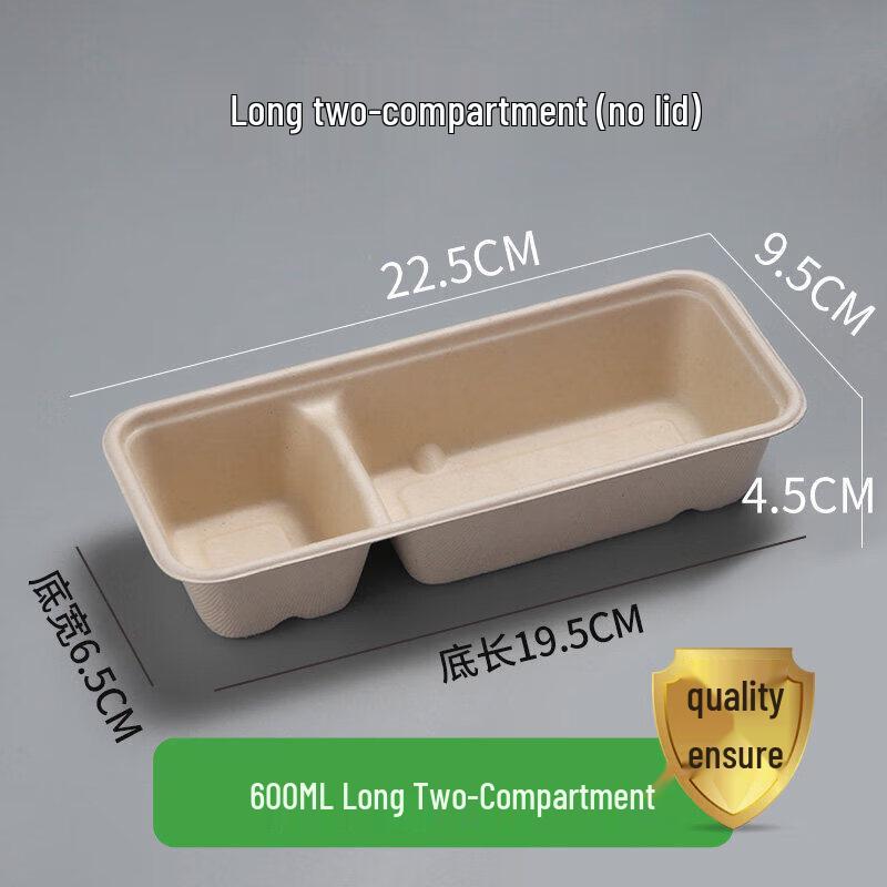 Biodegradable 4-Compartment Paper Pulp Lunch Box