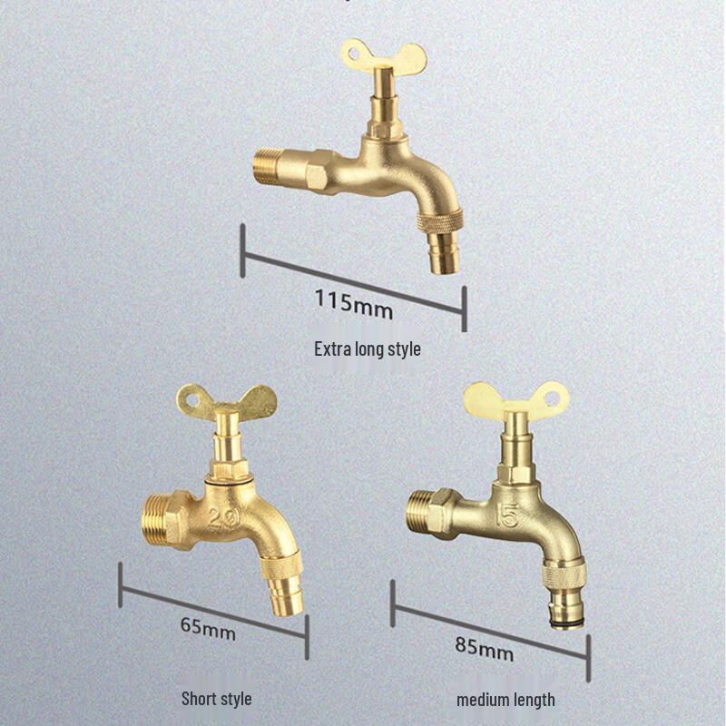 WDOFS Solid Brass Outdoor Anti-Freeze Utility Faucet