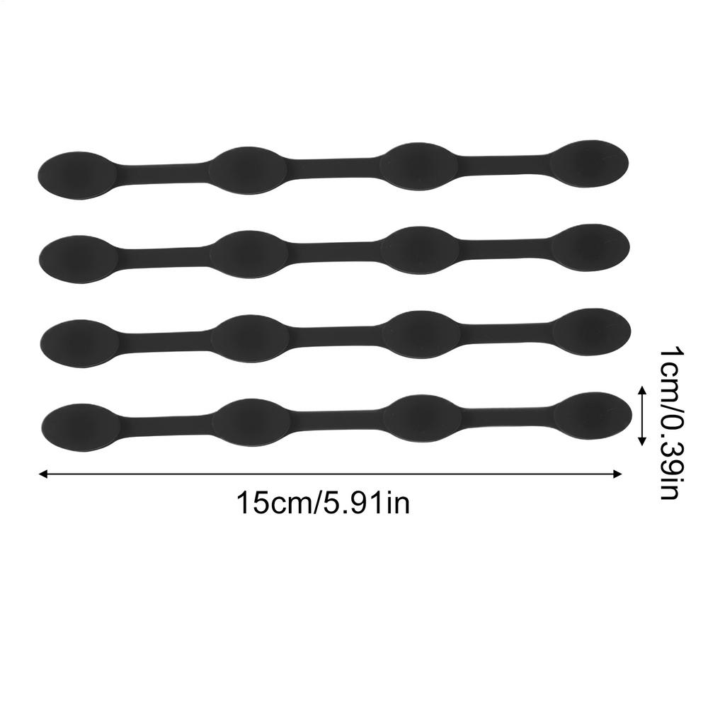 

4pcs Air Fryer Magnet Silicone Buckle Burn Prevention Magnetic Secure Silicone Holder Parchment Paper Holding Down Lock чорний