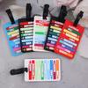 Country Name Suitcase Luggage Tag  Letters Address Holder Baggage Label Silicone Identifier Travel Accessories