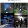 1080P Flashlight Camera Motorcycle Helmet Camera Bike Camera 120 Degrees  Wide Angle Lens 5 Light Modes IPX6 Waterproof